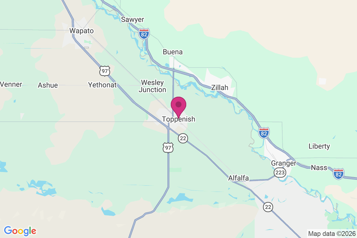 Toppenish map