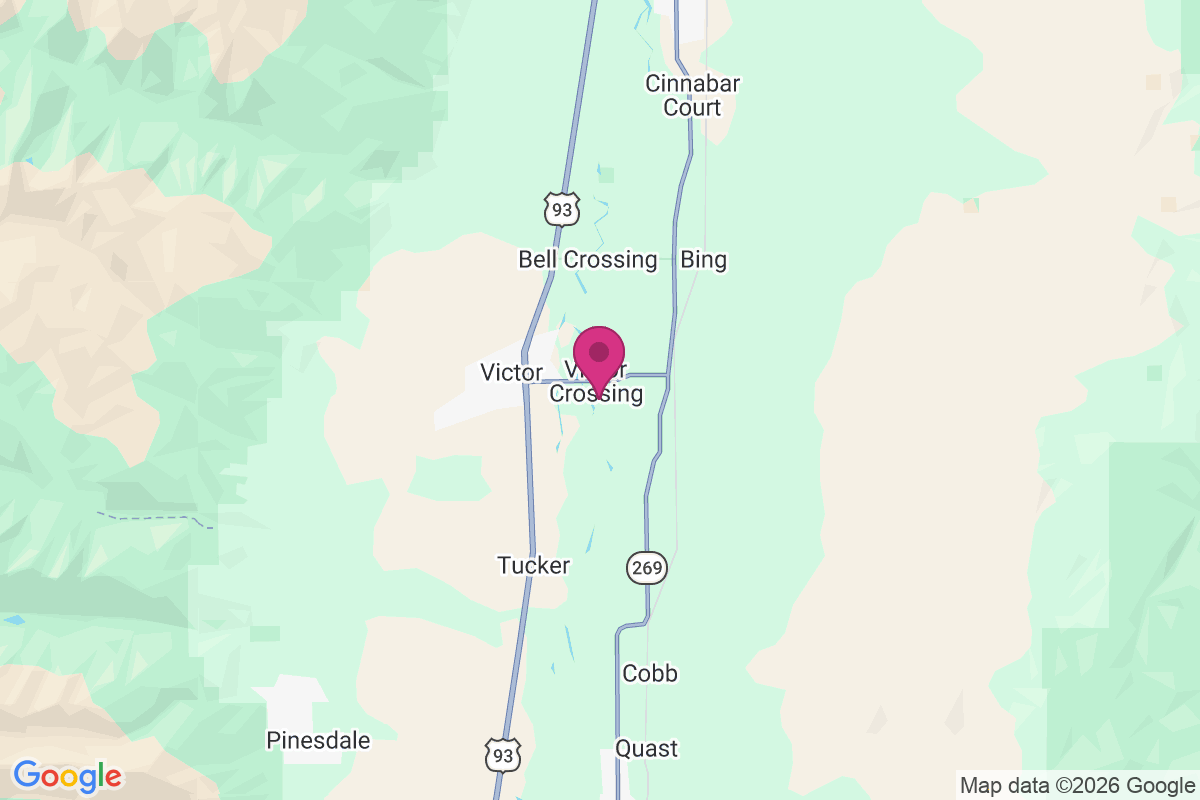 Victor Crossing map