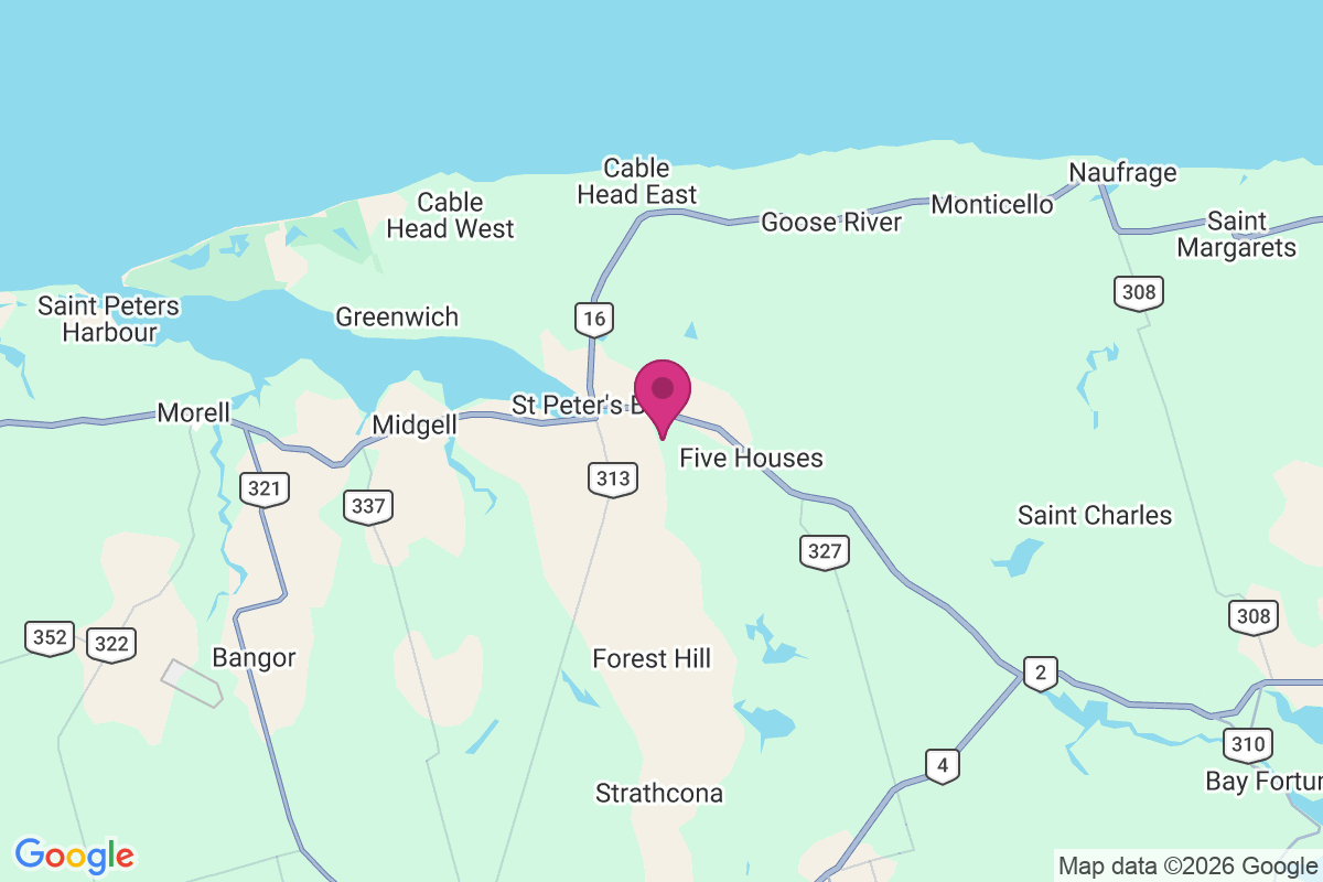 Saint Peters Bay map
