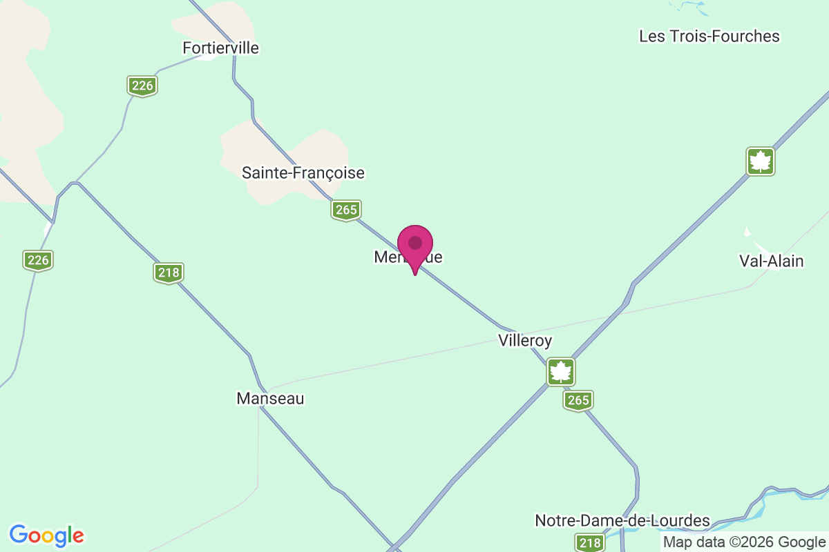 Merbleue map
