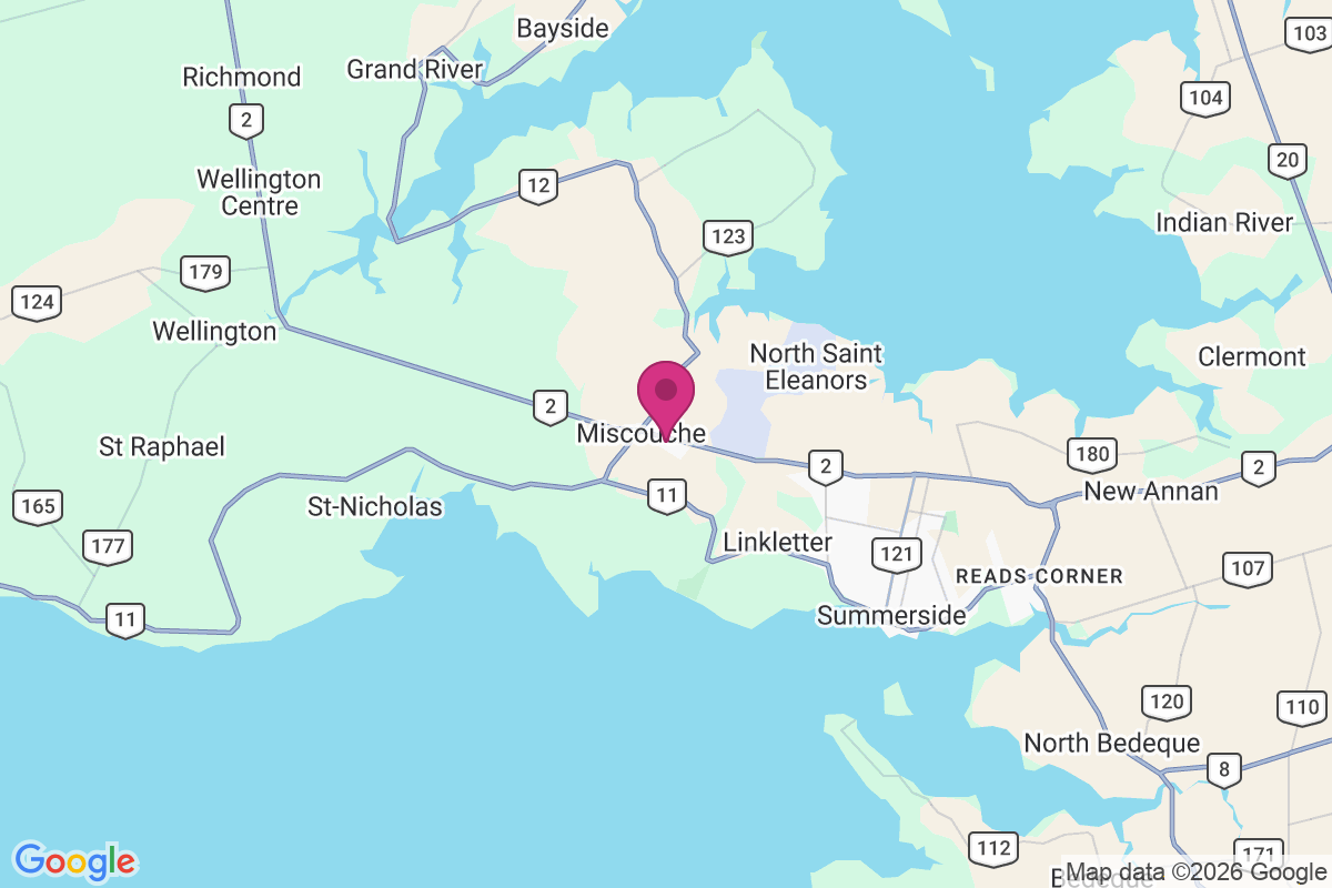 Miscouche map