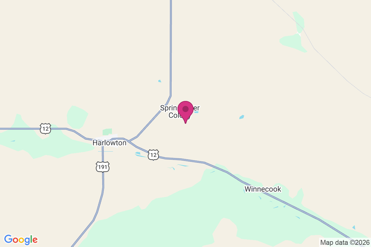Springwater Colony map