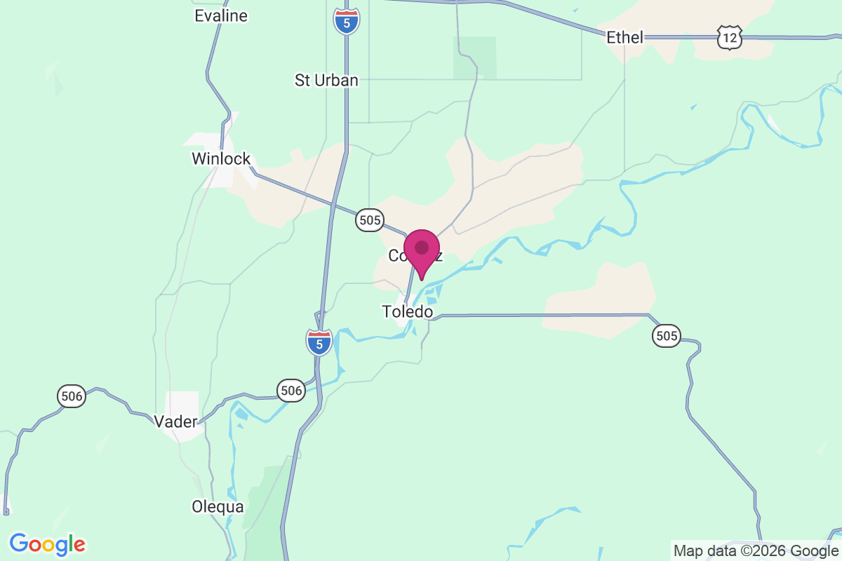 Cowlitz map