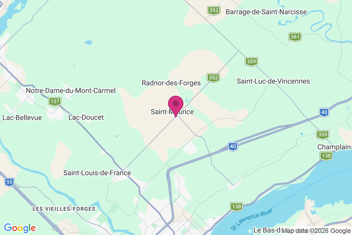 Saint-Maurice map