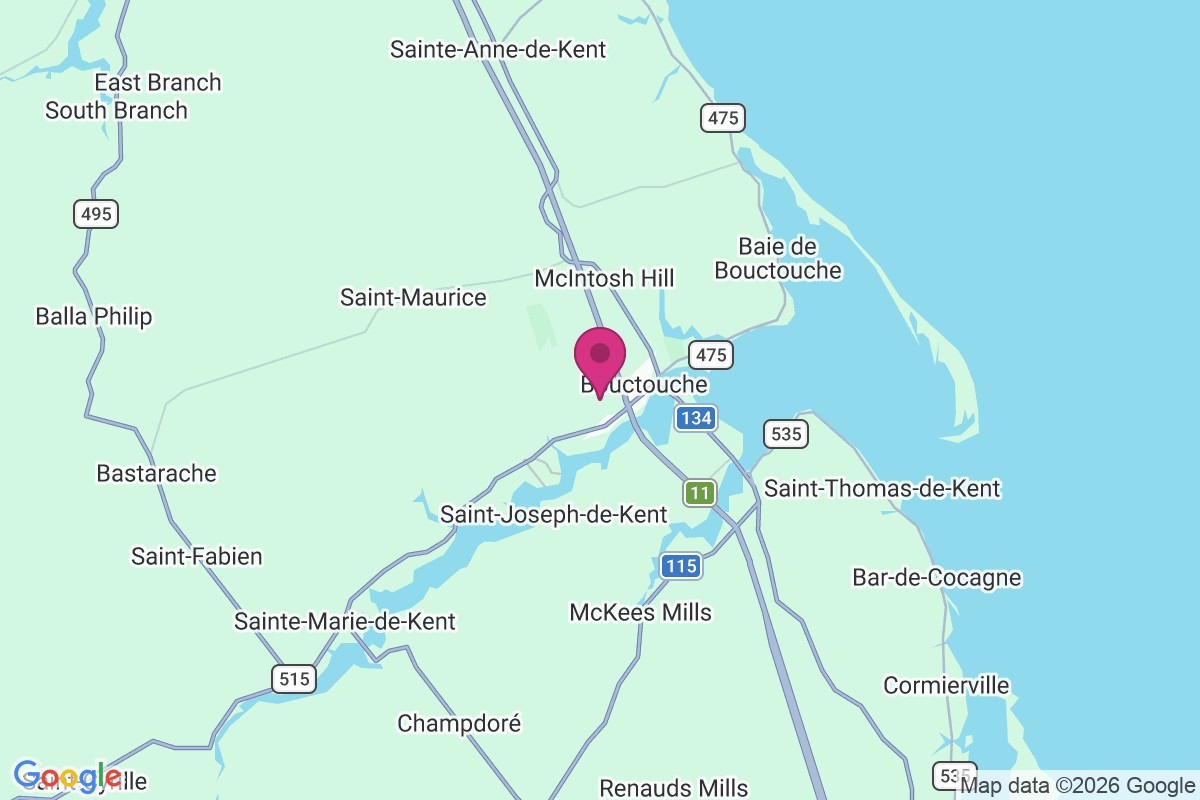 Bouctouche map