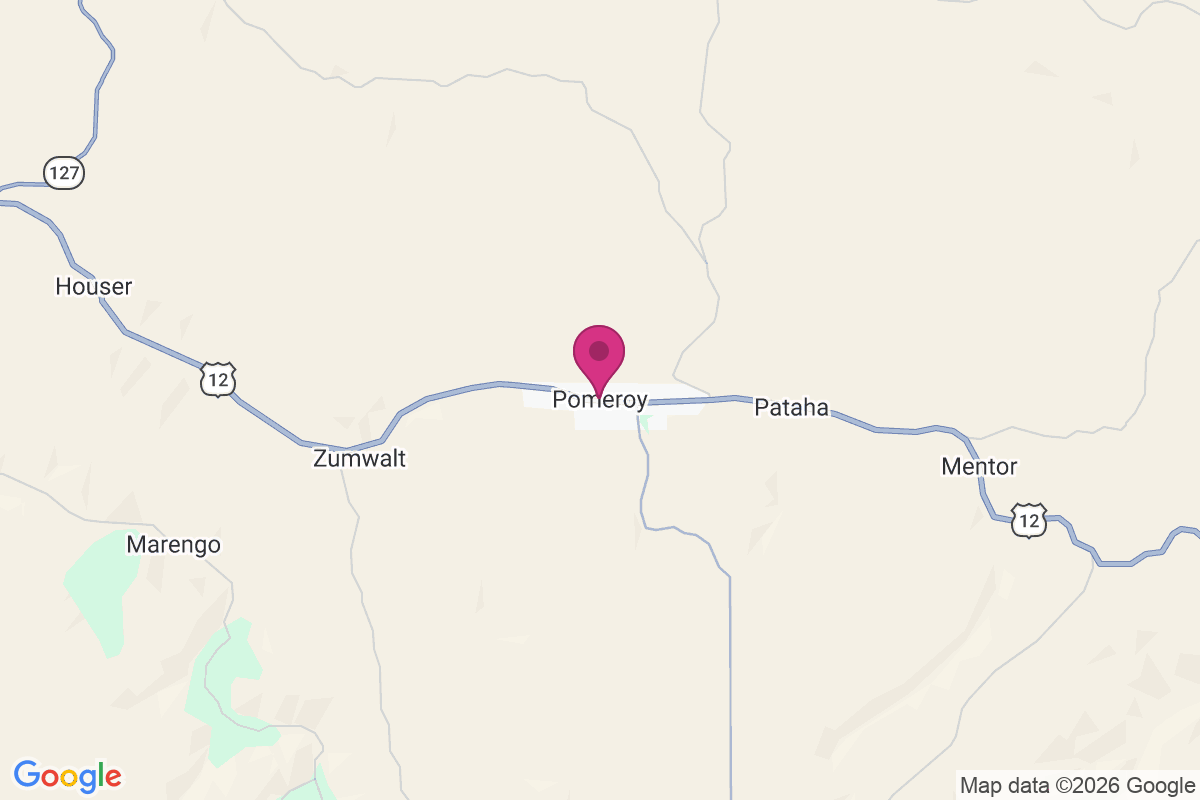 Pomeroy map