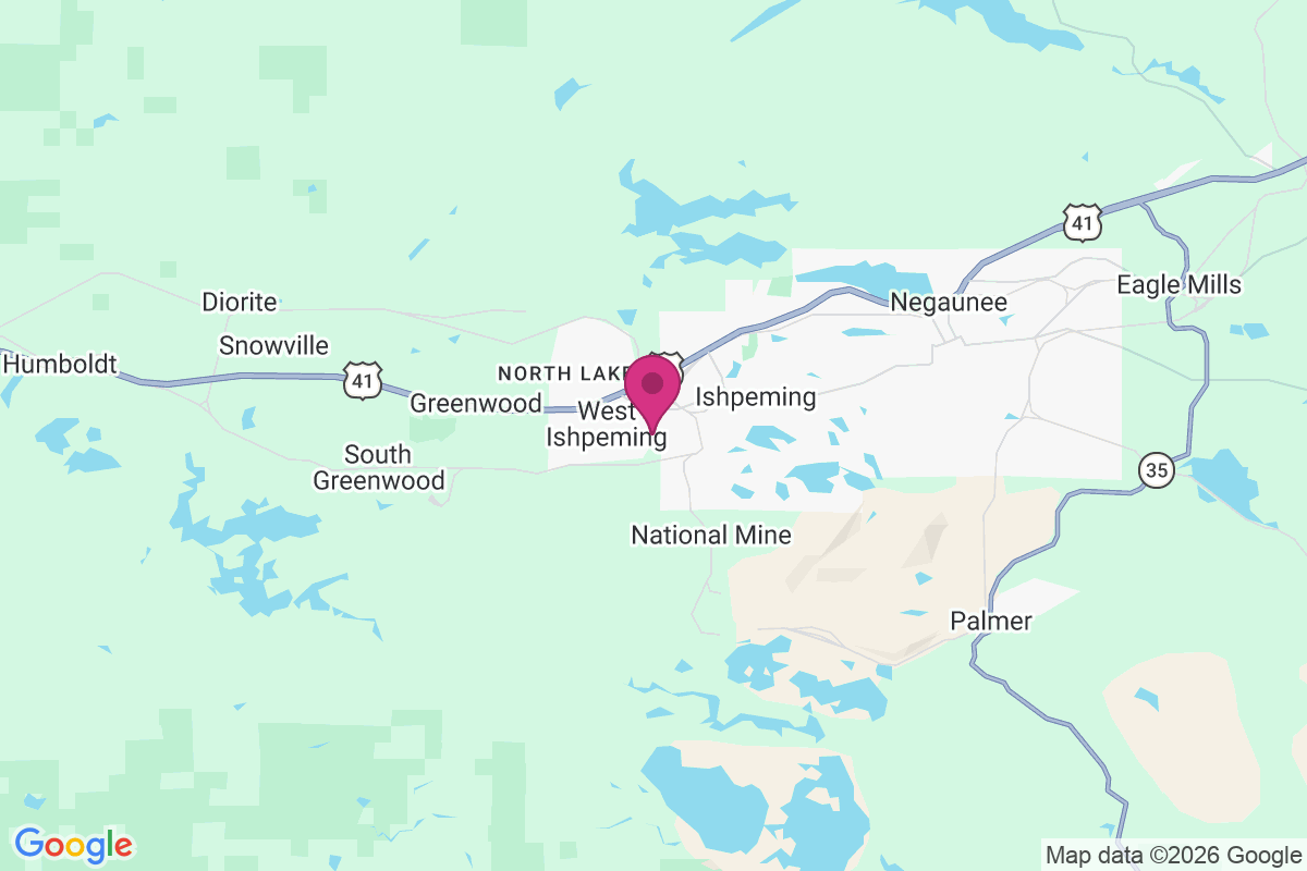 West Ishpeming map