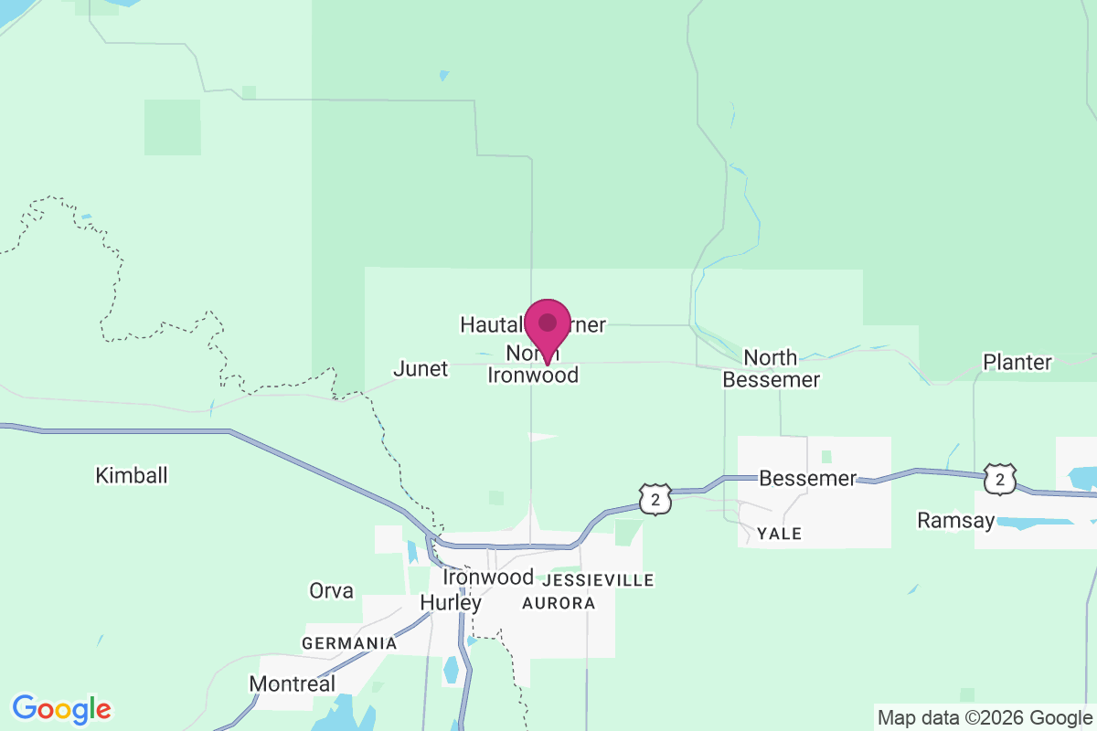 North Ironwood map