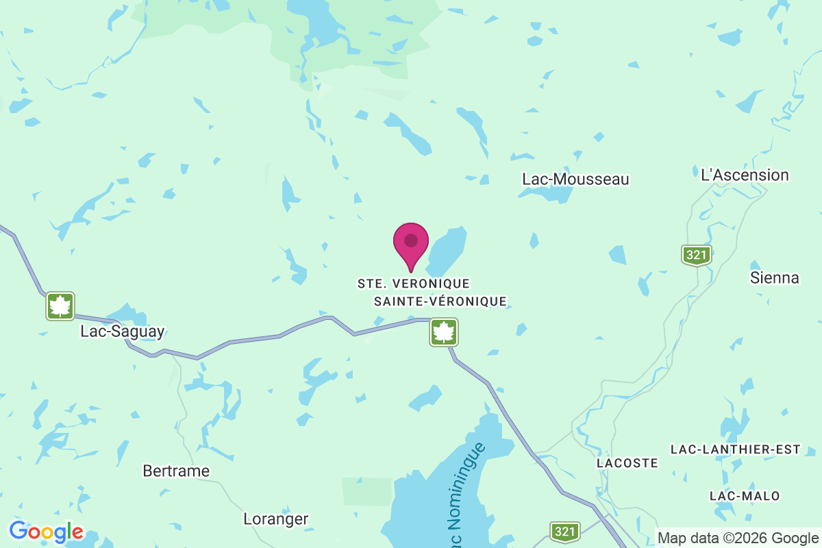 Sainte-Veronique map