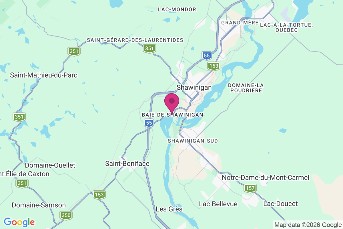 Baie-de-Shawinigan map