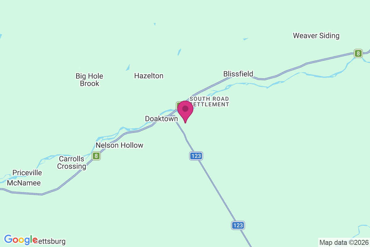 Doaktown map