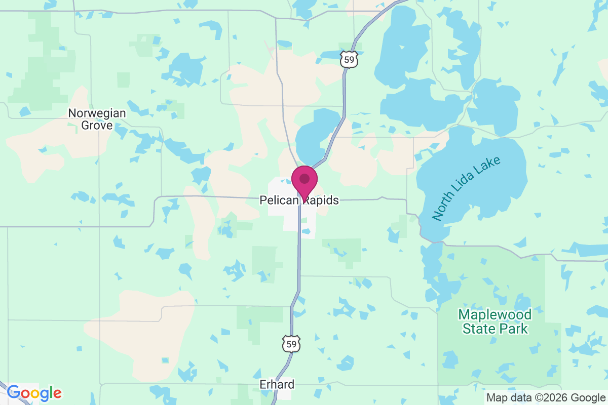 Pelican Rapids map