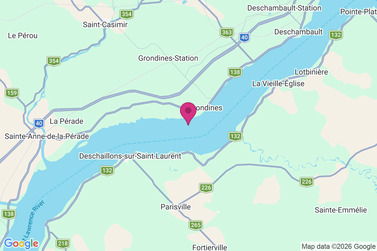 Saint-Charles-des-Grondines map