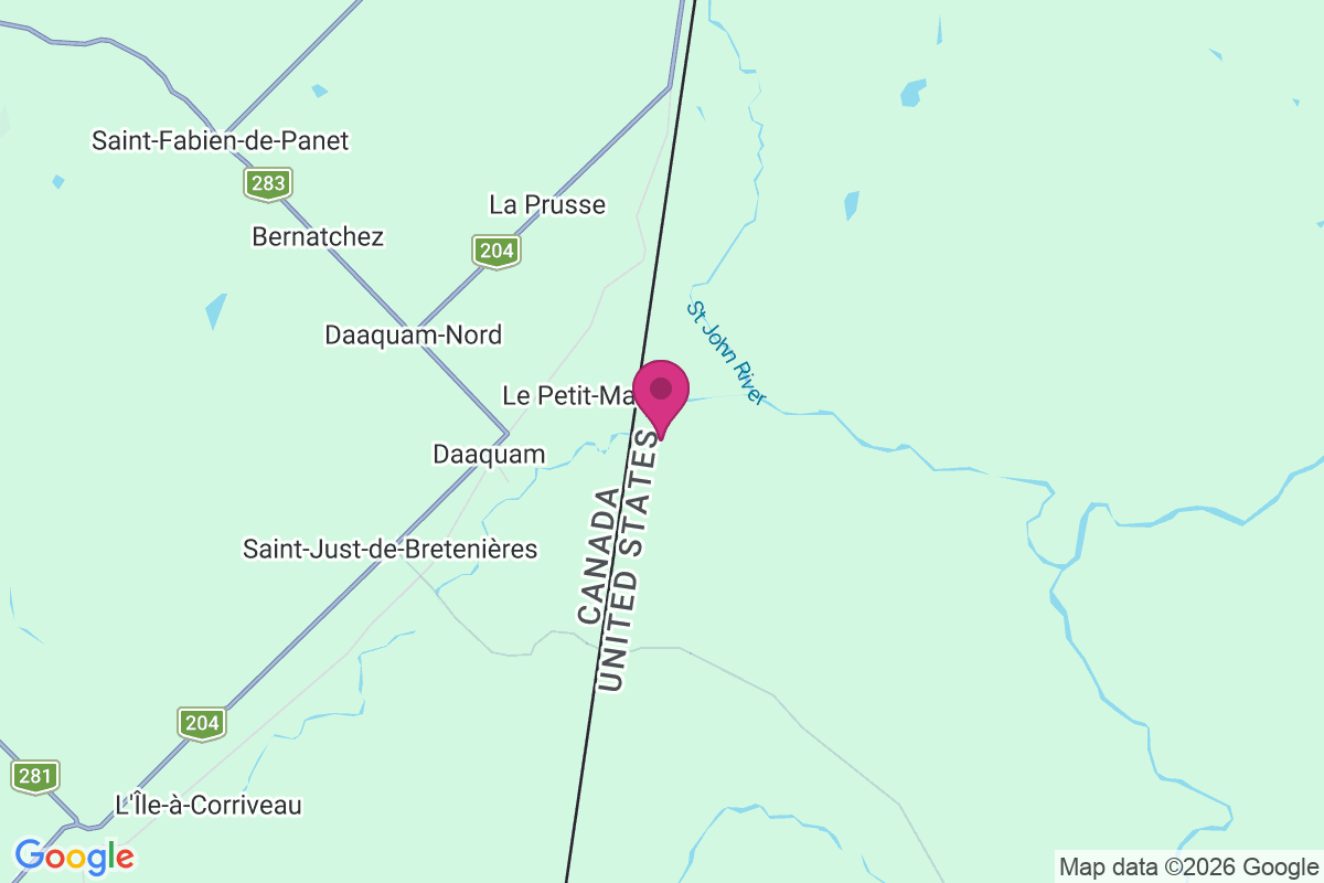 Daaquam map