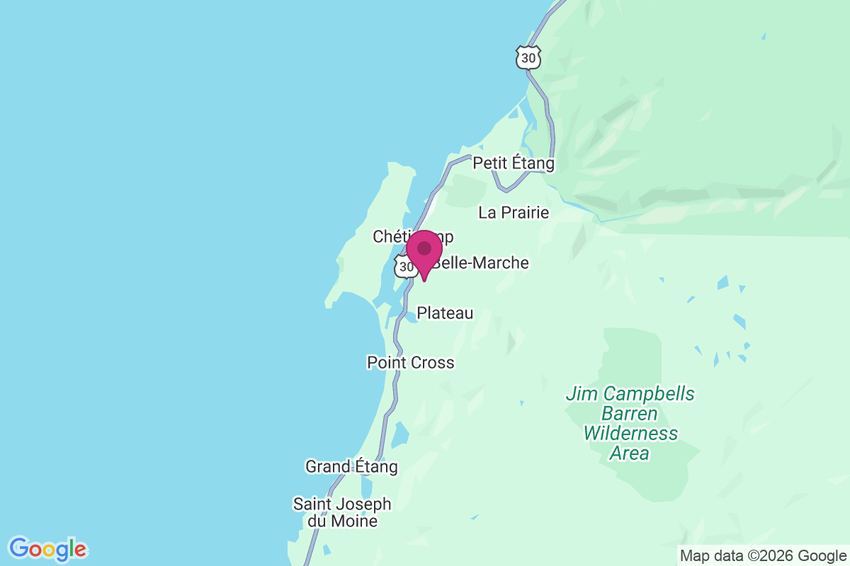 Cheticamp map