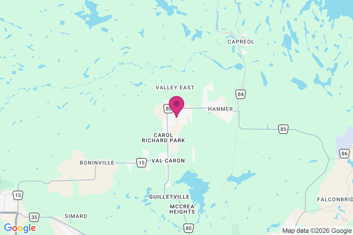 Valley East map