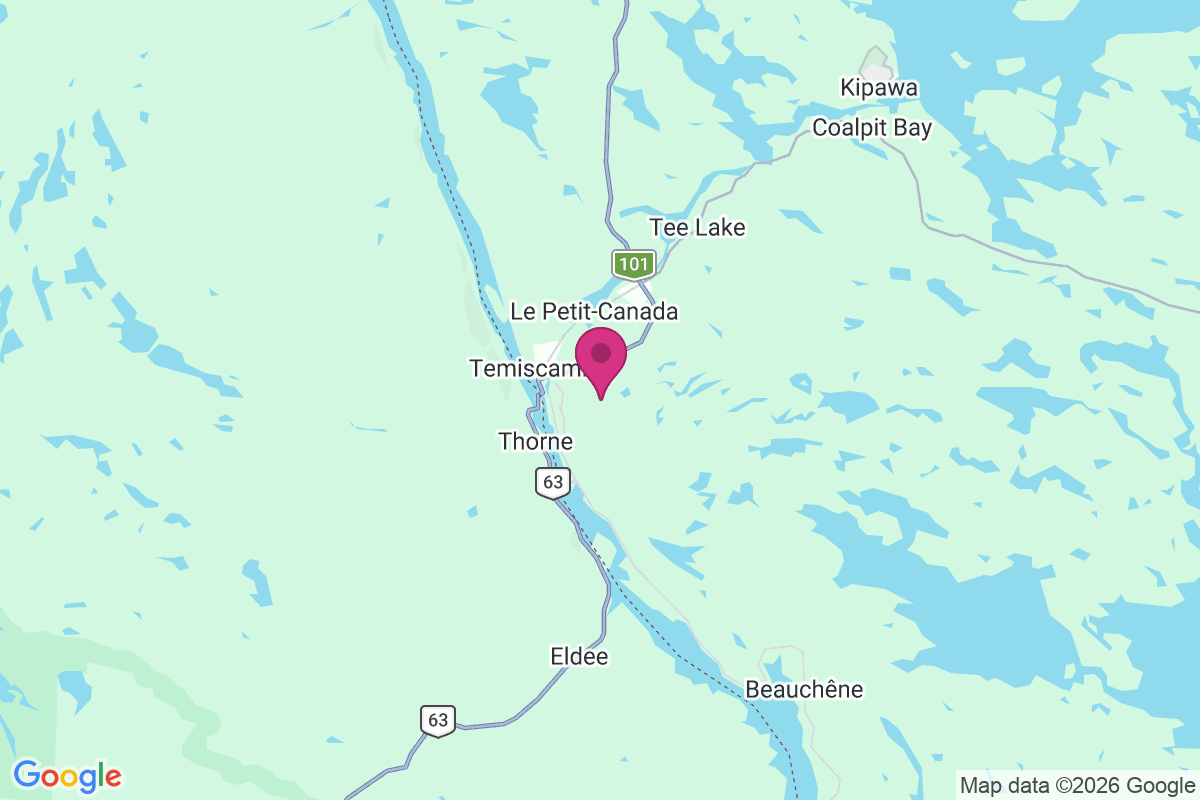 Temiscaming map