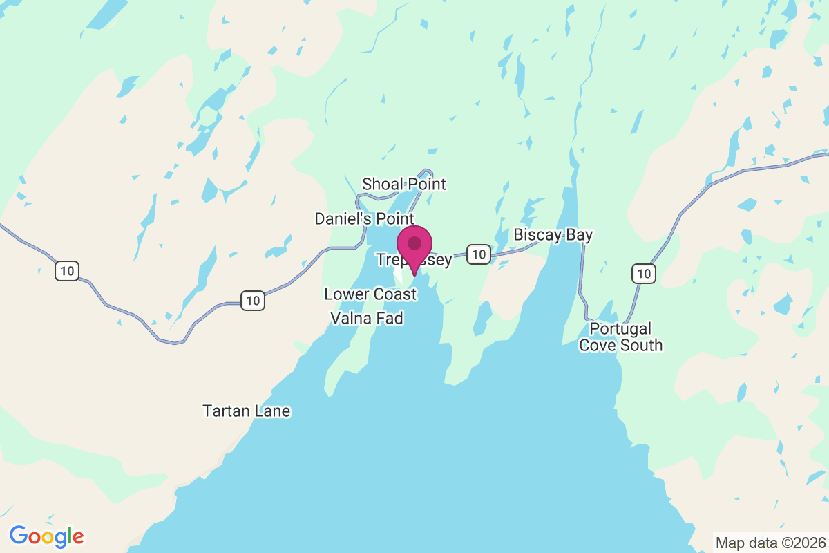 Trepassey map
