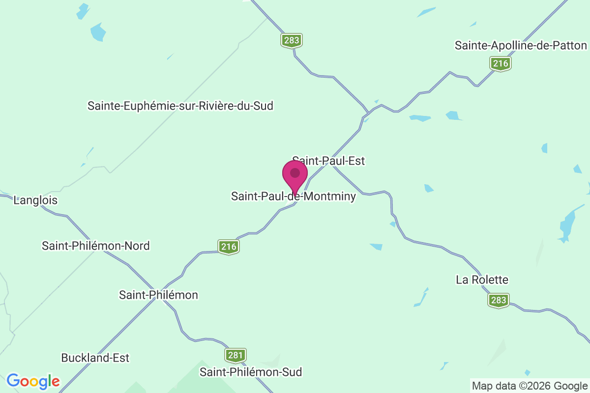 Saint-Paul-de-Montminy map