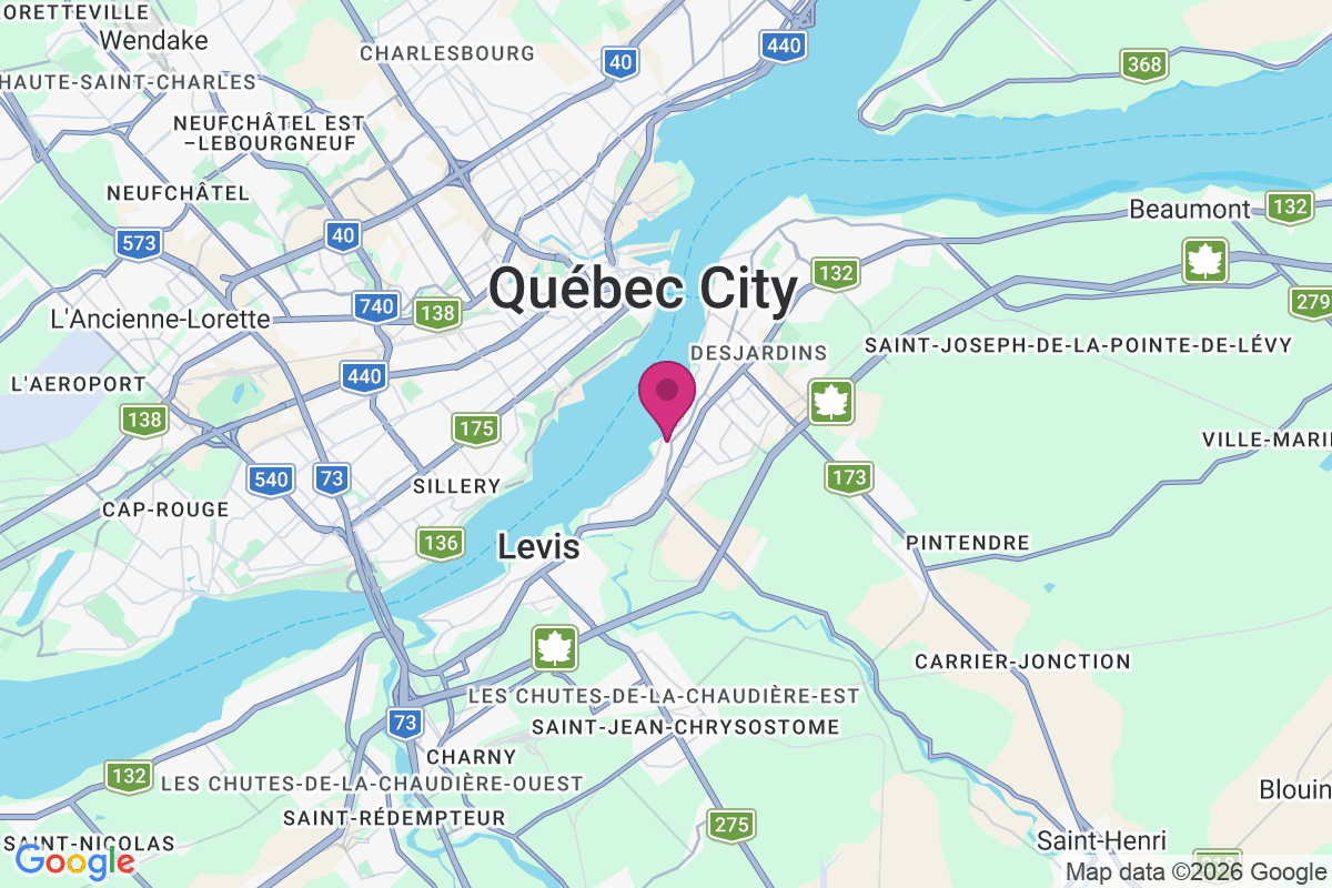 Saint-David-de-l'Auberiviere map