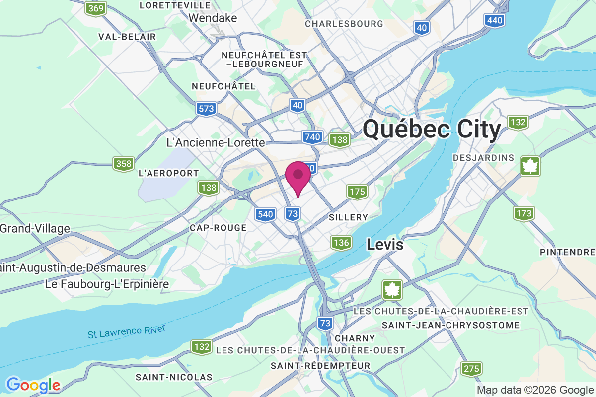 Sainte-Foy map