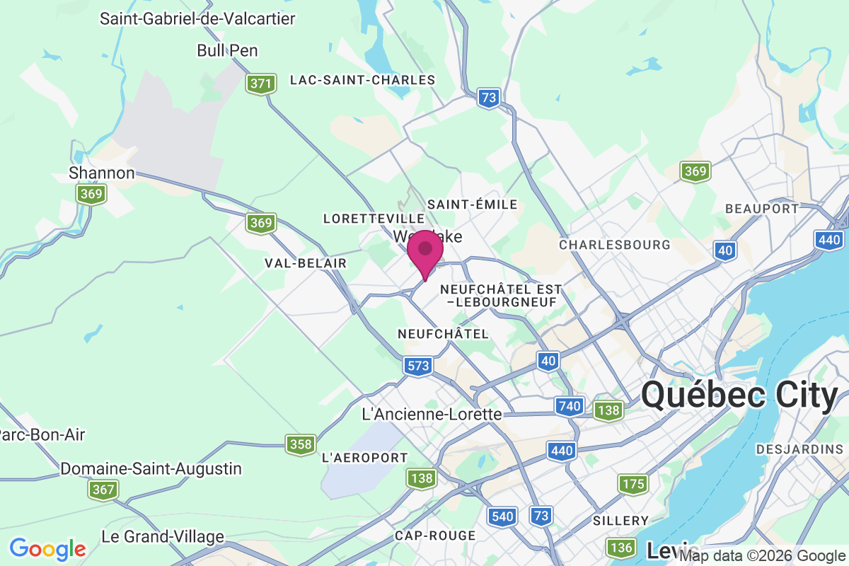 Loretteville map