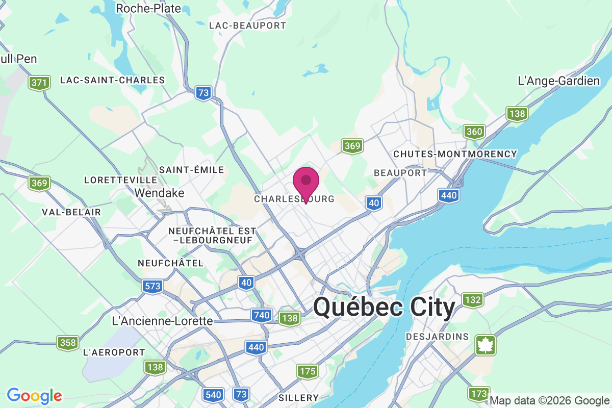 Charlesbourg map