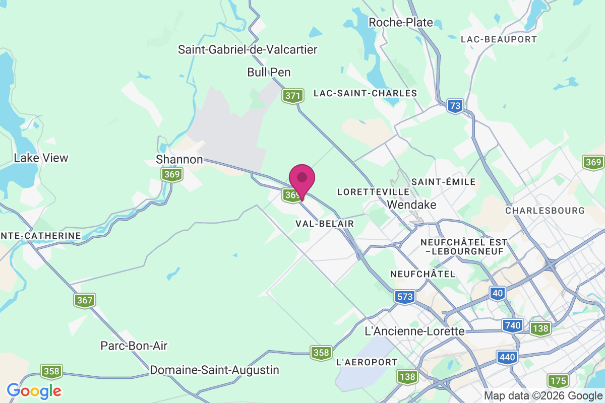 Val-Belair map
