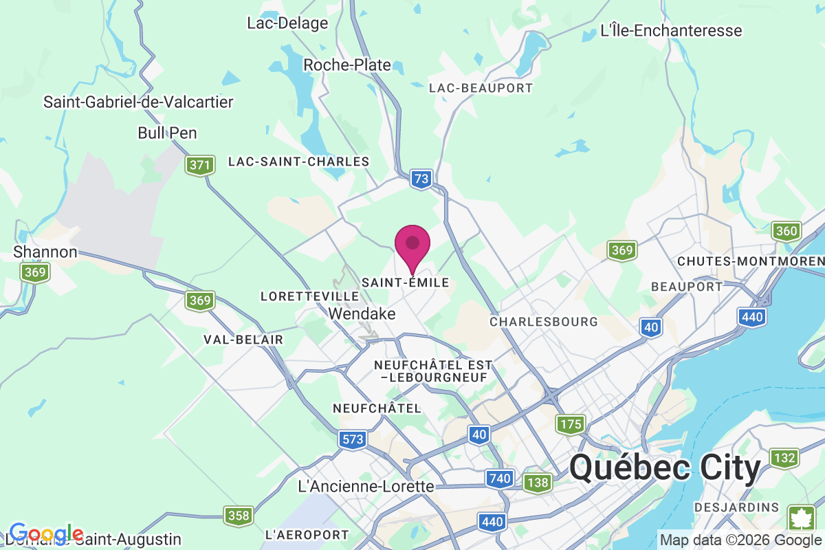 Saint-Emile map
