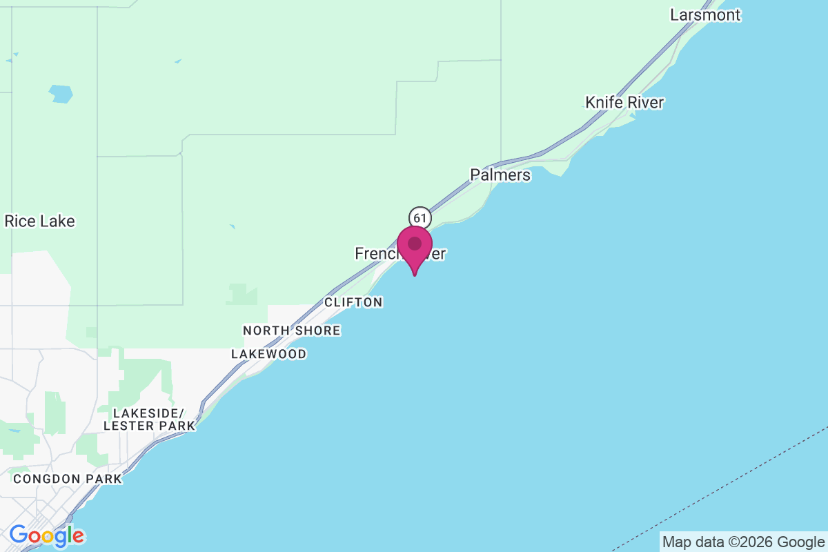 French River map