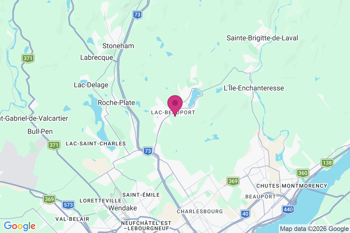 Lac-Beauport map