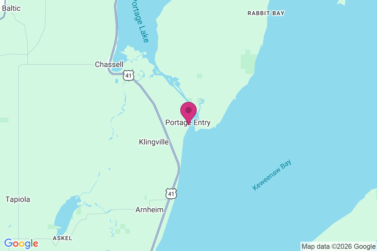 Portage Entry map
