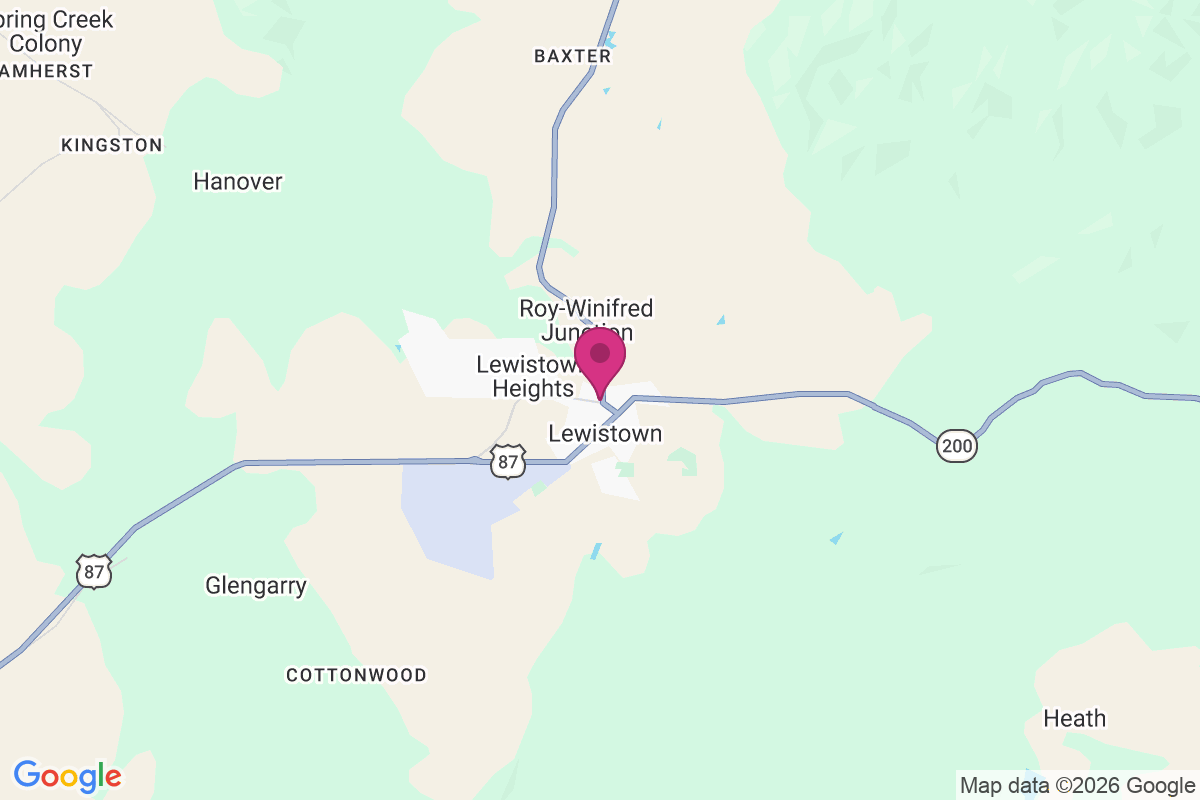 Mountain Acres Mobile Home Park map