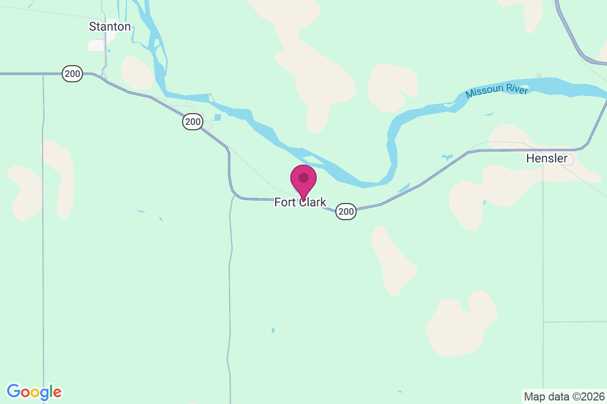 Fort Clark map