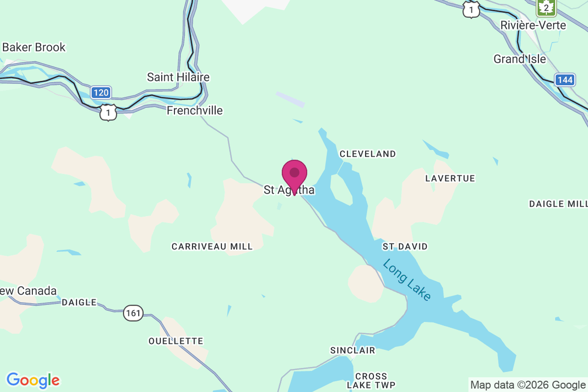 Saint Agatha map