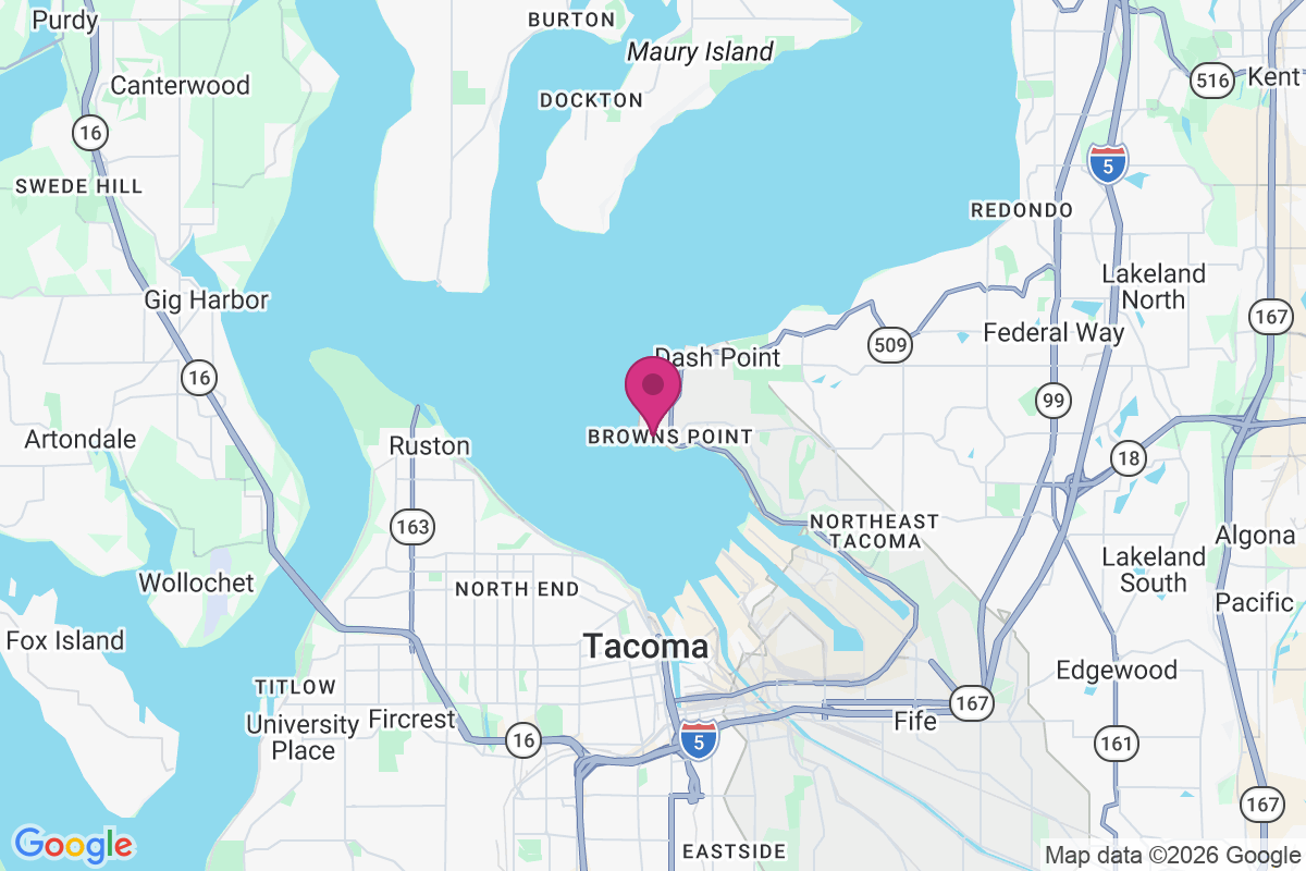 Browns Point map