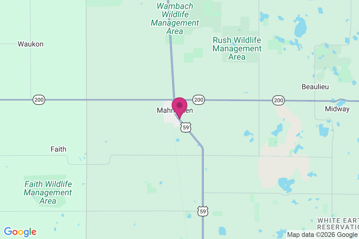 Mahnomen map