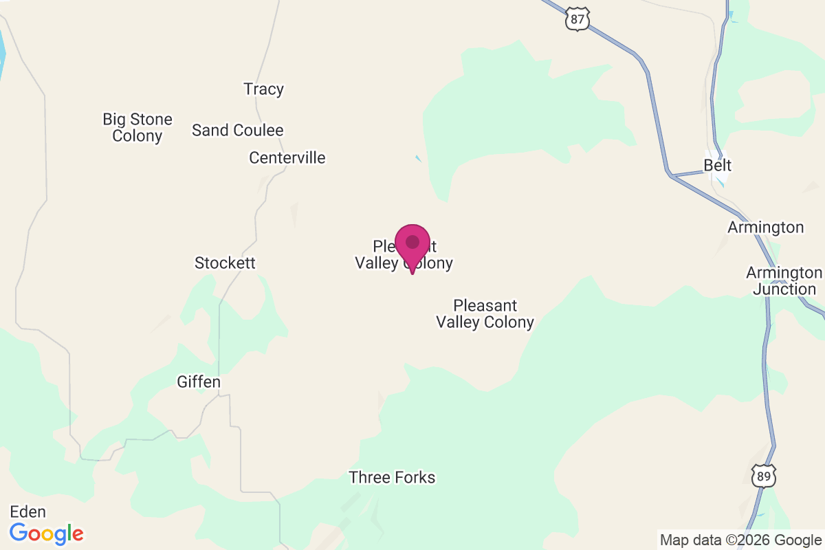 Pleasant Valley Colony map