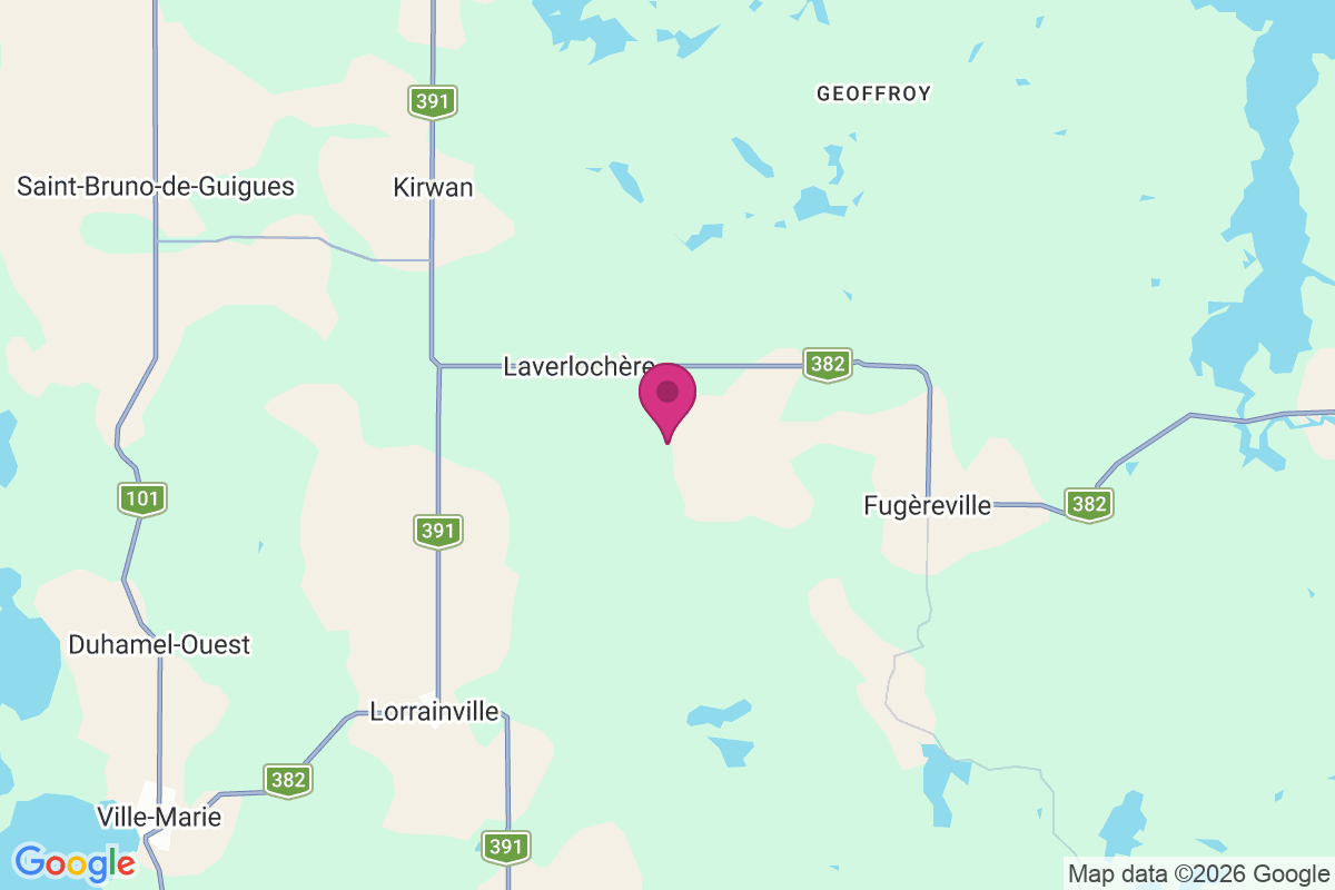Laverlochere map