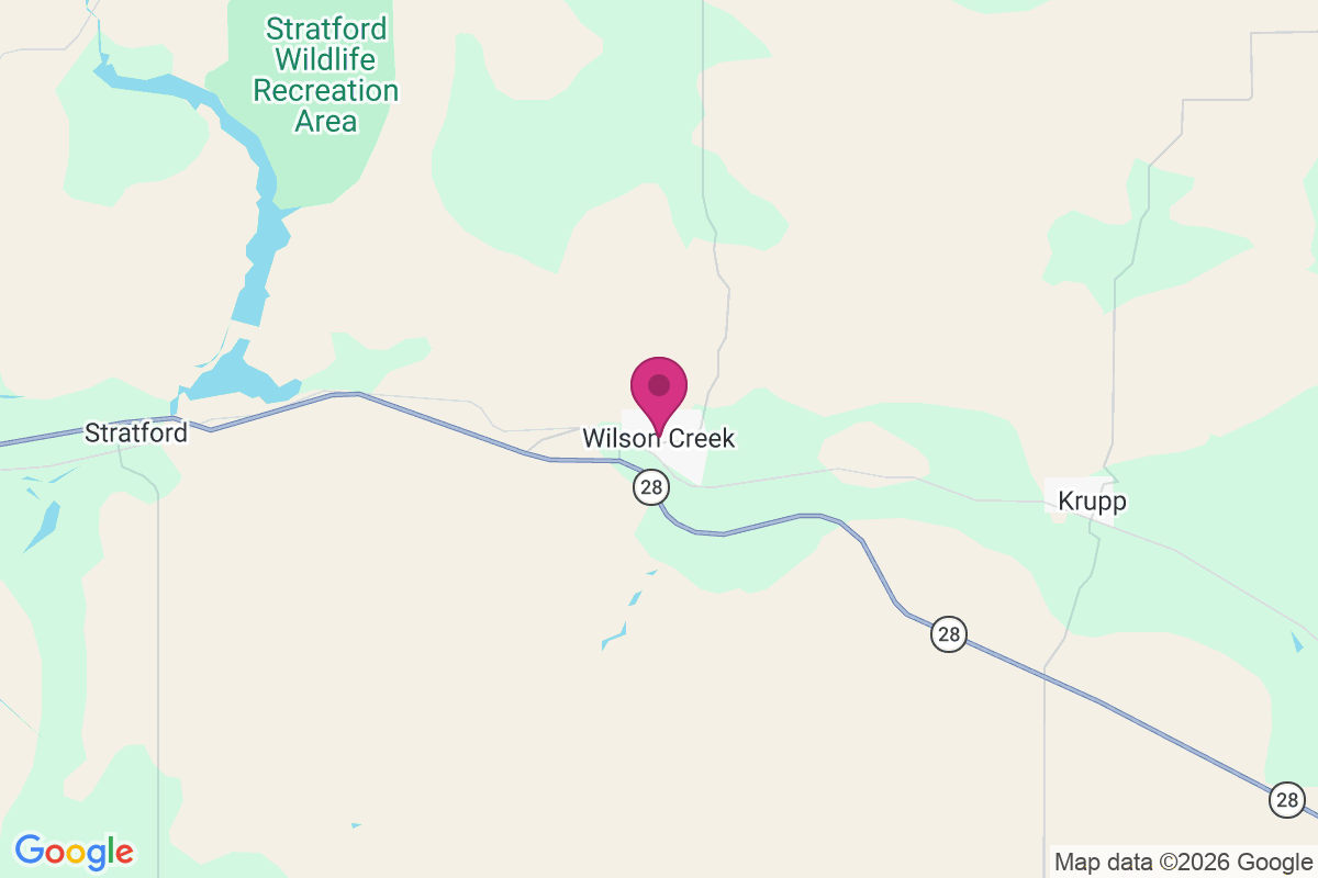 Wilson Creek map