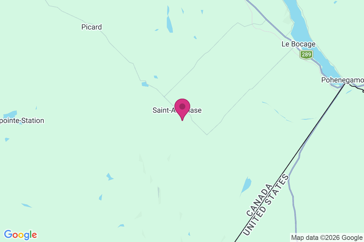 Saint-Athanase map