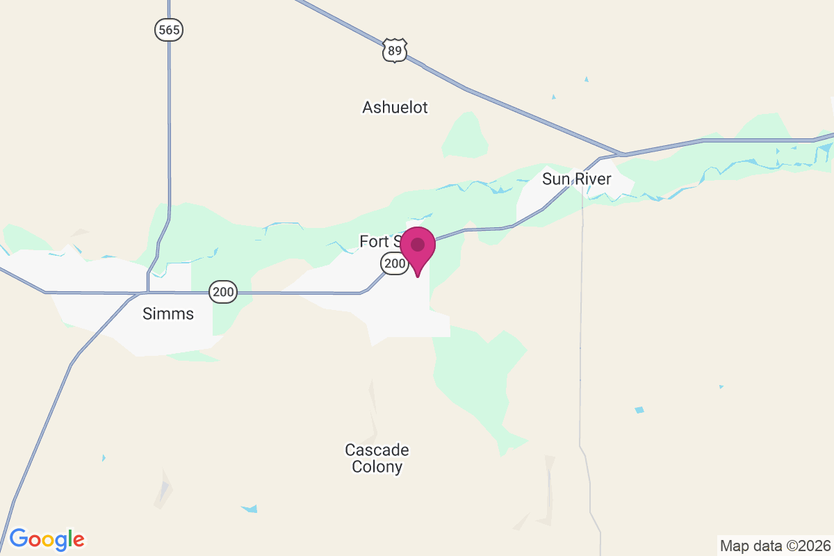 Fort Shaw map