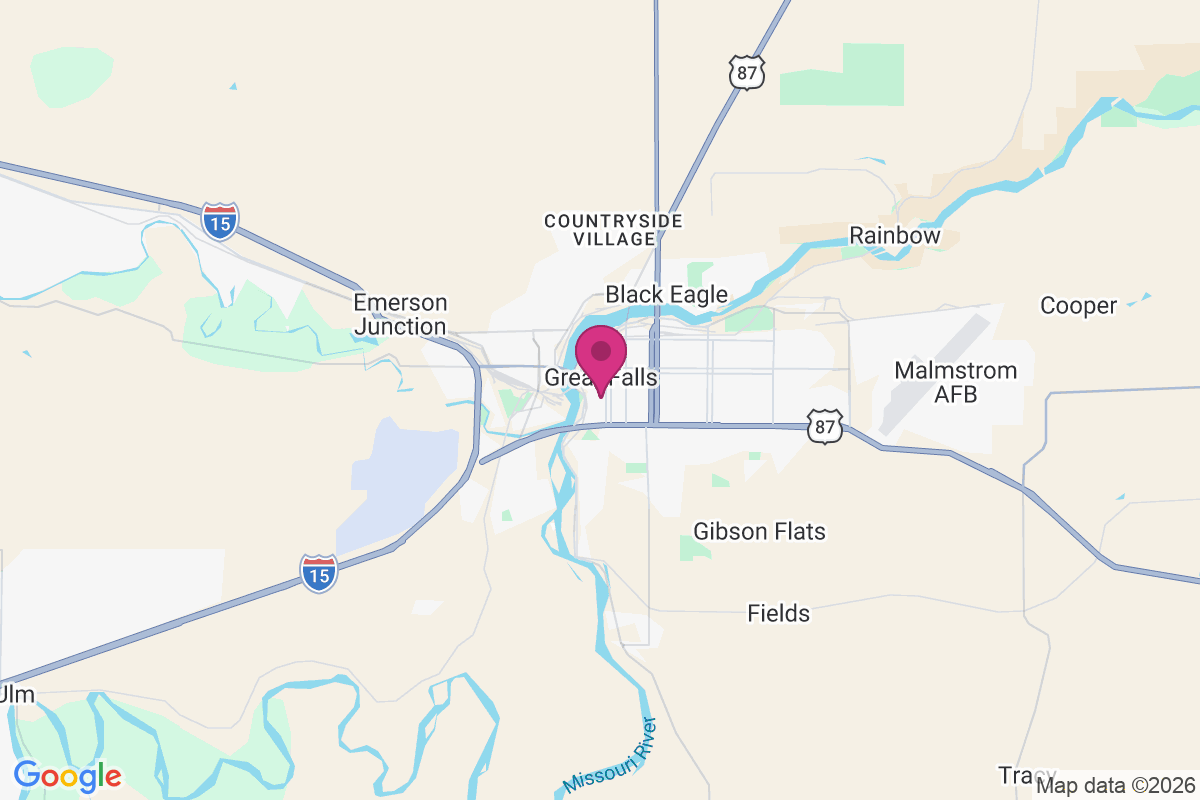 Great Falls map