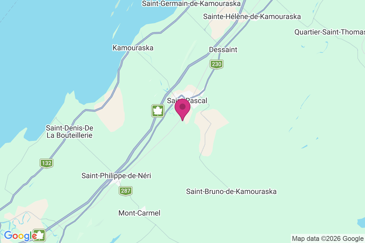 Saint-Pascal map