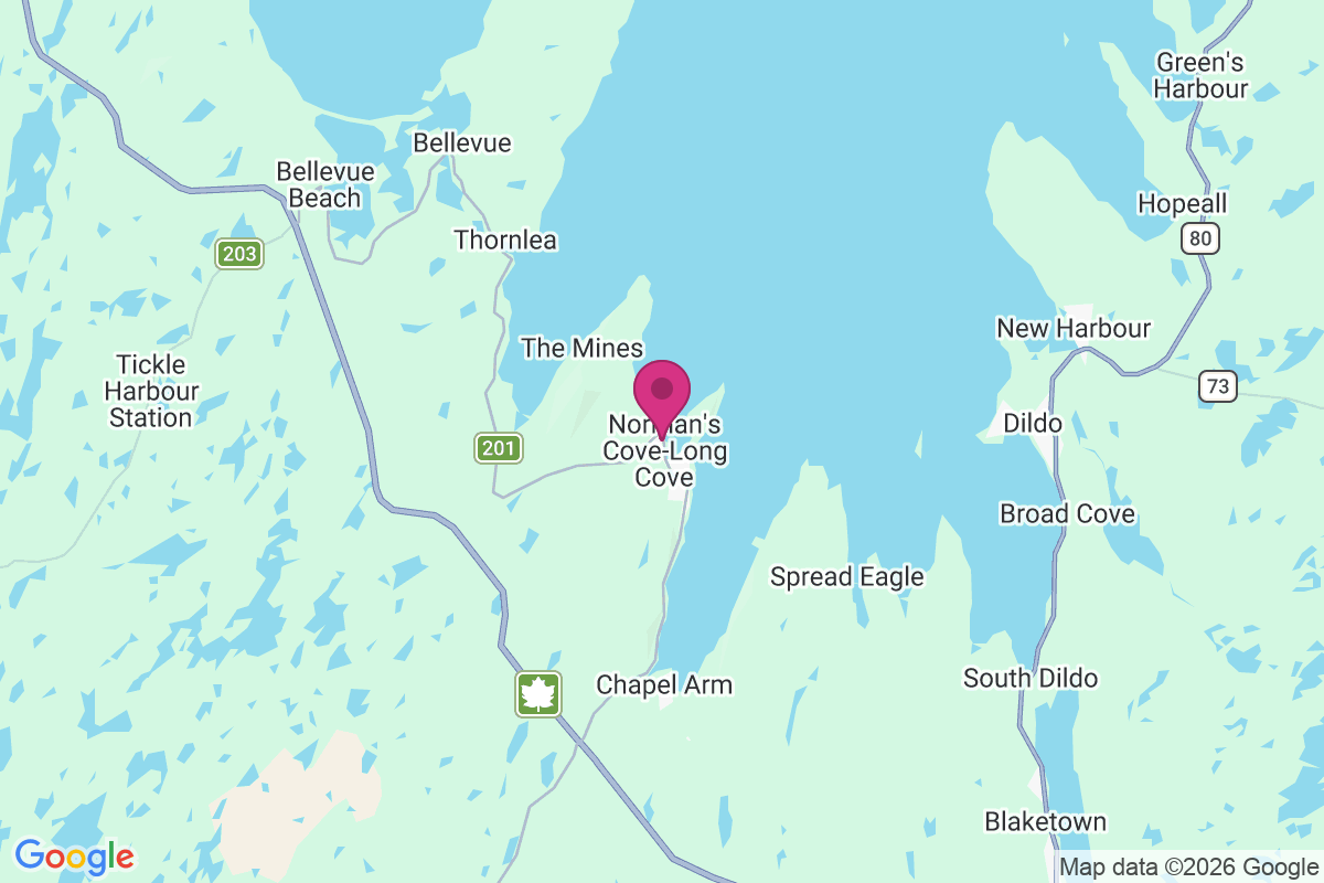 Norman's Cove-Long Cove map