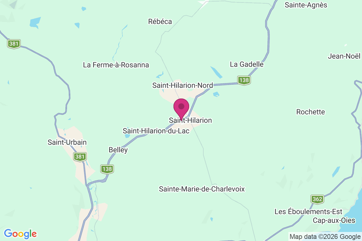 Saint-urbain-de-charlevoix map