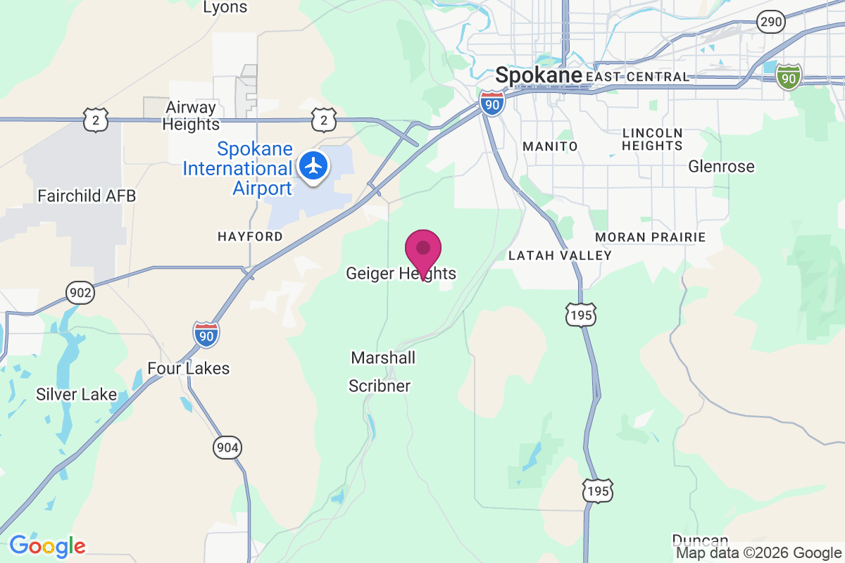 Geiger Heights map