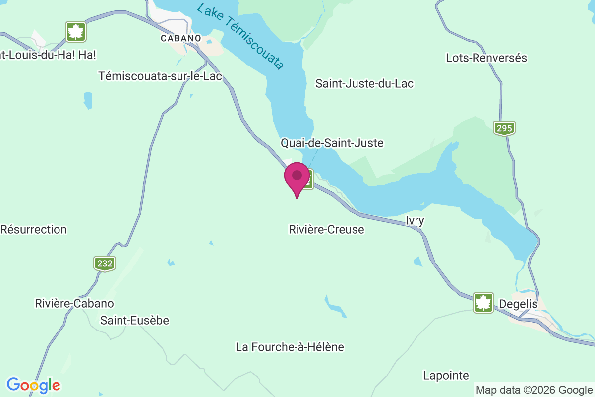 Notre Dame du Lac map