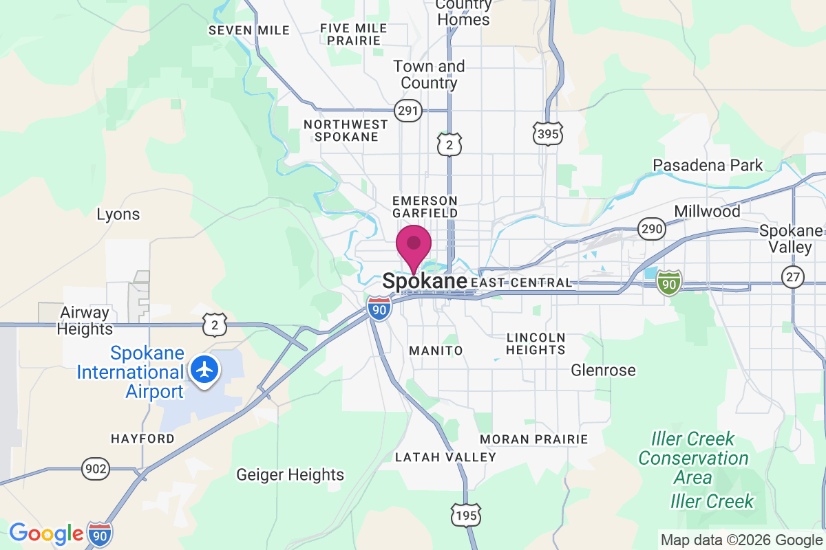 Spokane map