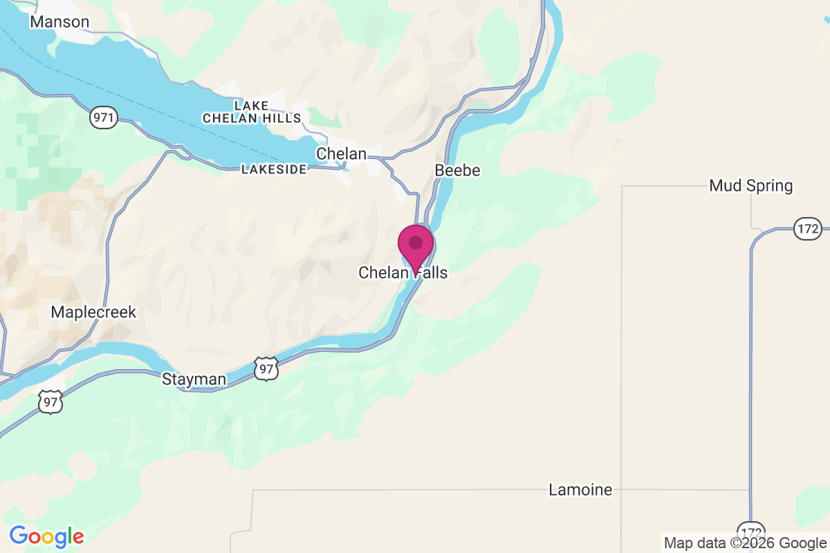 Chelan Falls map